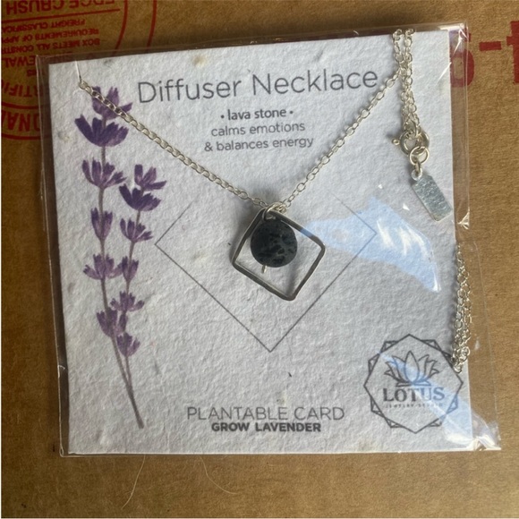 Jewelry - Diffuser Necklace NWT - lava rock